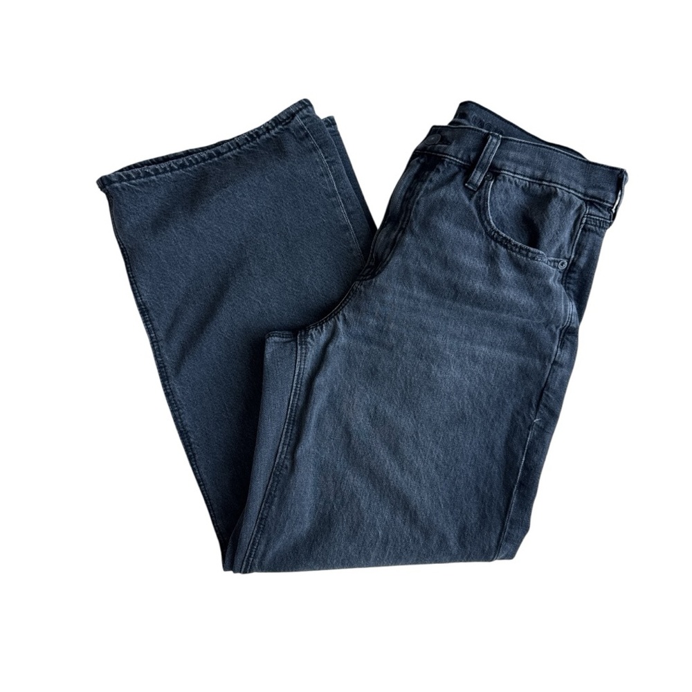 American Eagle Black Stovepipe Jeans Size 6 Short